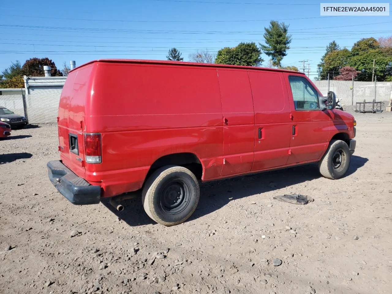 2010 Ford Econoline E250 Van VIN: 1FTNE2EW2ADA45001 Lot: 77916054