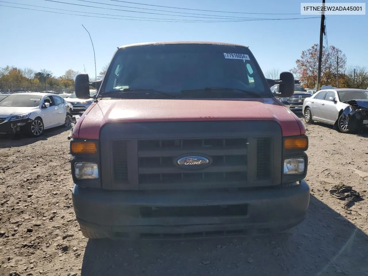 2010 Ford Econoline E250 Van VIN: 1FTNE2EW2ADA45001 Lot: 77916054