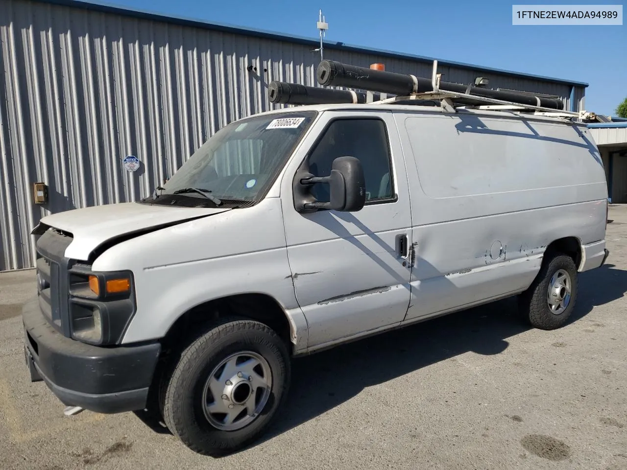 2010 Ford Econoline E250 Van VIN: 1FTNE2EW4ADA94989 Lot: 78006634