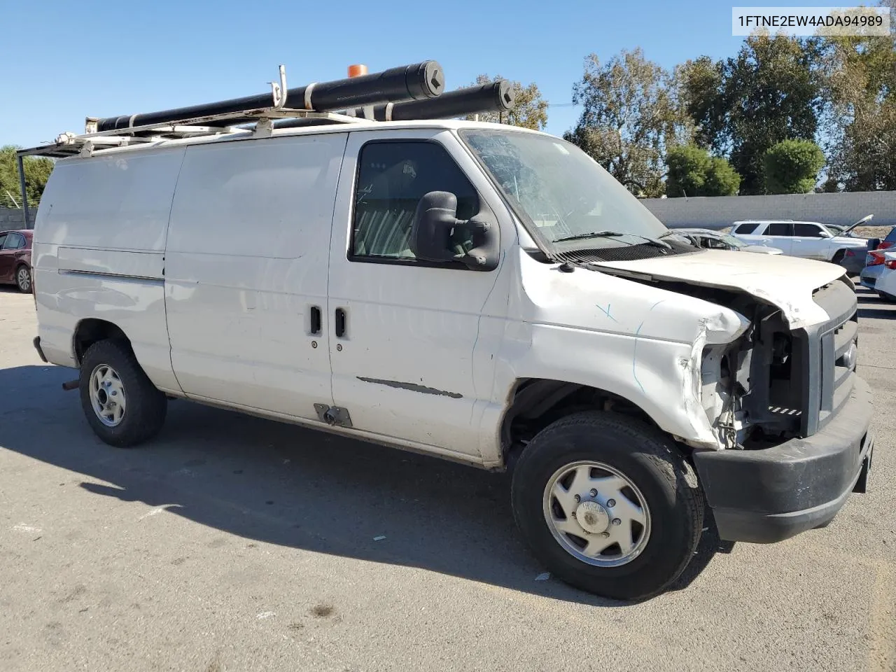 2010 Ford Econoline E250 Van VIN: 1FTNE2EW4ADA94989 Lot: 78006634