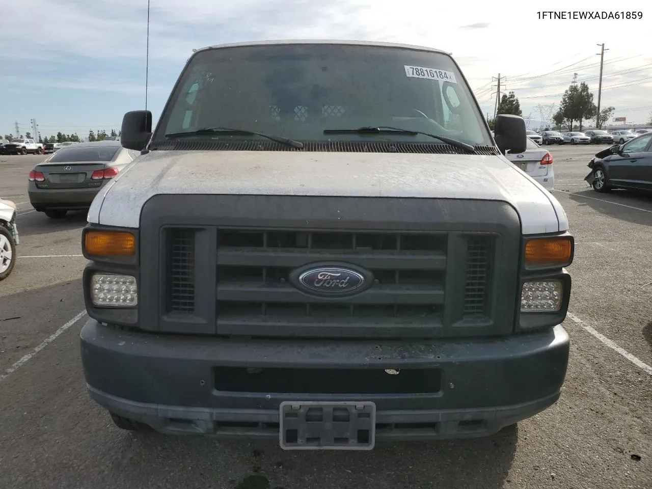 2010 Ford Econoline E150 Van VIN: 1FTNE1EWXADA61859 Lot: 78816184