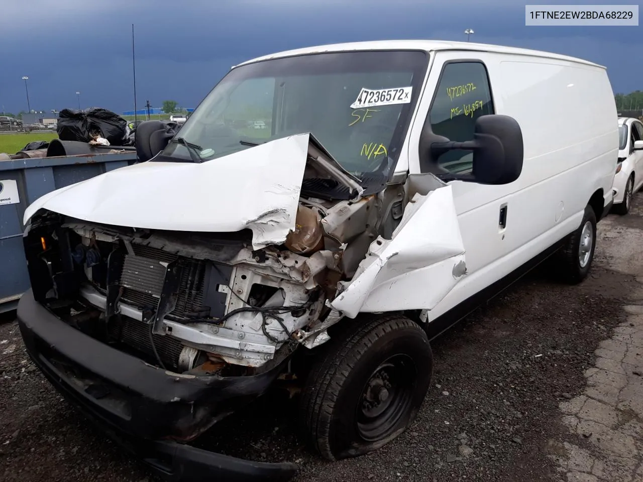 2011 Ford Econoline E250 Van VIN: 1FTNE2EW2BDA68229 Lot: 47236572