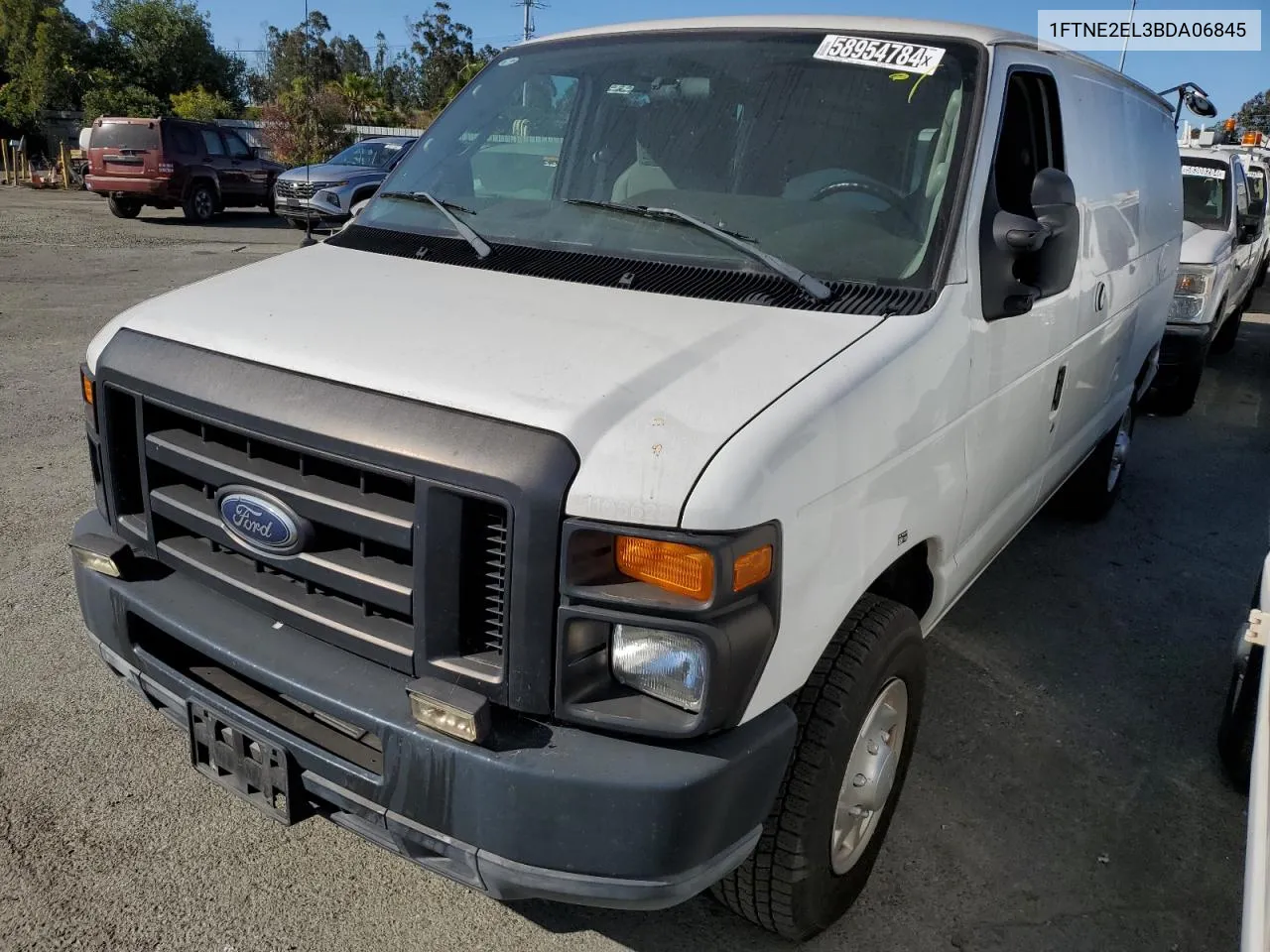 2011 Ford Econoline E250 Van VIN: 1FTNE2EL3BDA06845 Lot: 58954784