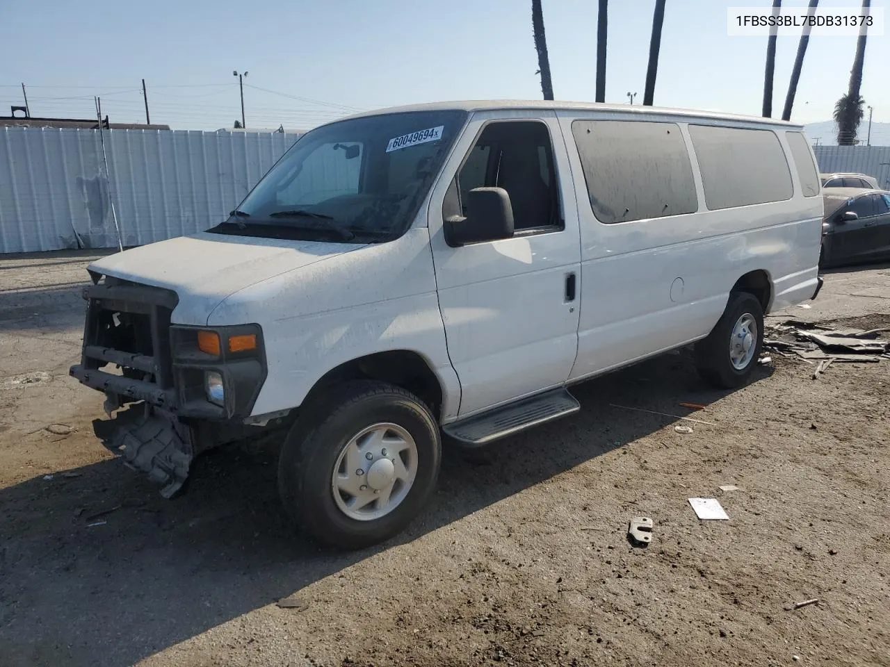 2011 Ford Econoline E350 Super Duty Wagon VIN: 1FBSS3BL7BDB31373 Lot: 60049694