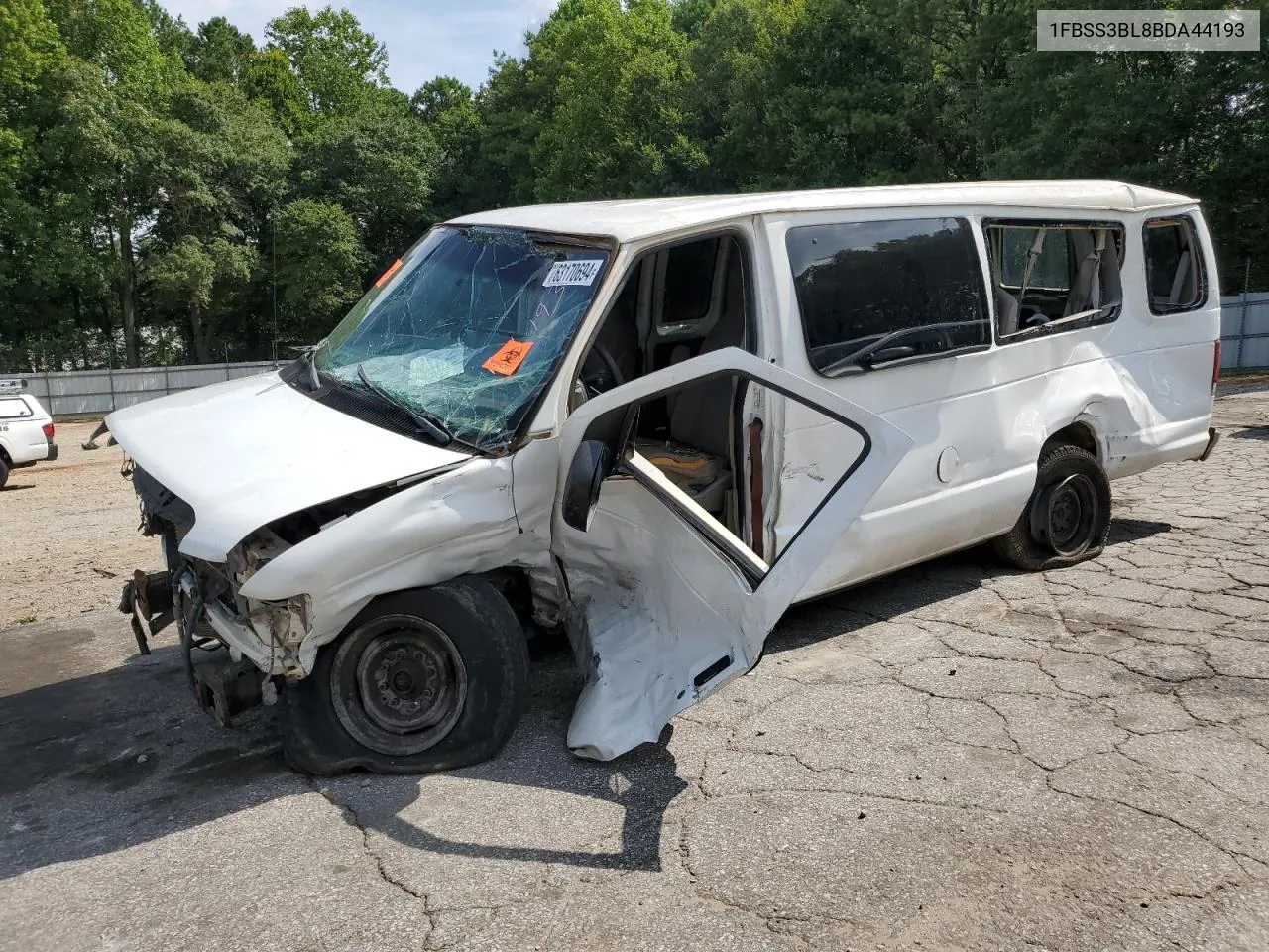 2011 Ford Econoline E350 Super Duty Wagon VIN: 1FBSS3BL8BDA44193 Lot: 63170694