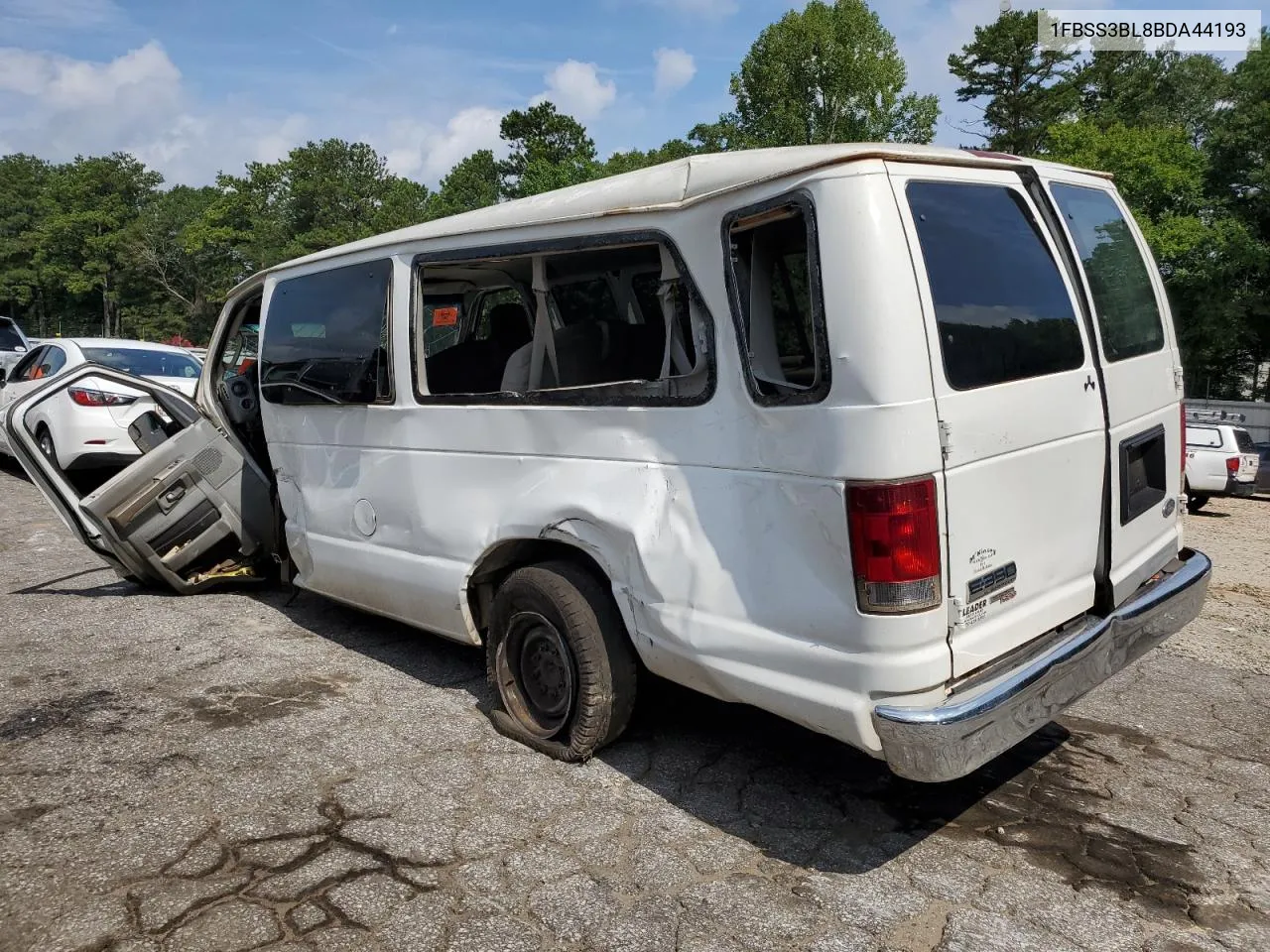 2011 Ford Econoline E350 Super Duty Wagon VIN: 1FBSS3BL8BDA44193 Lot: 63170694