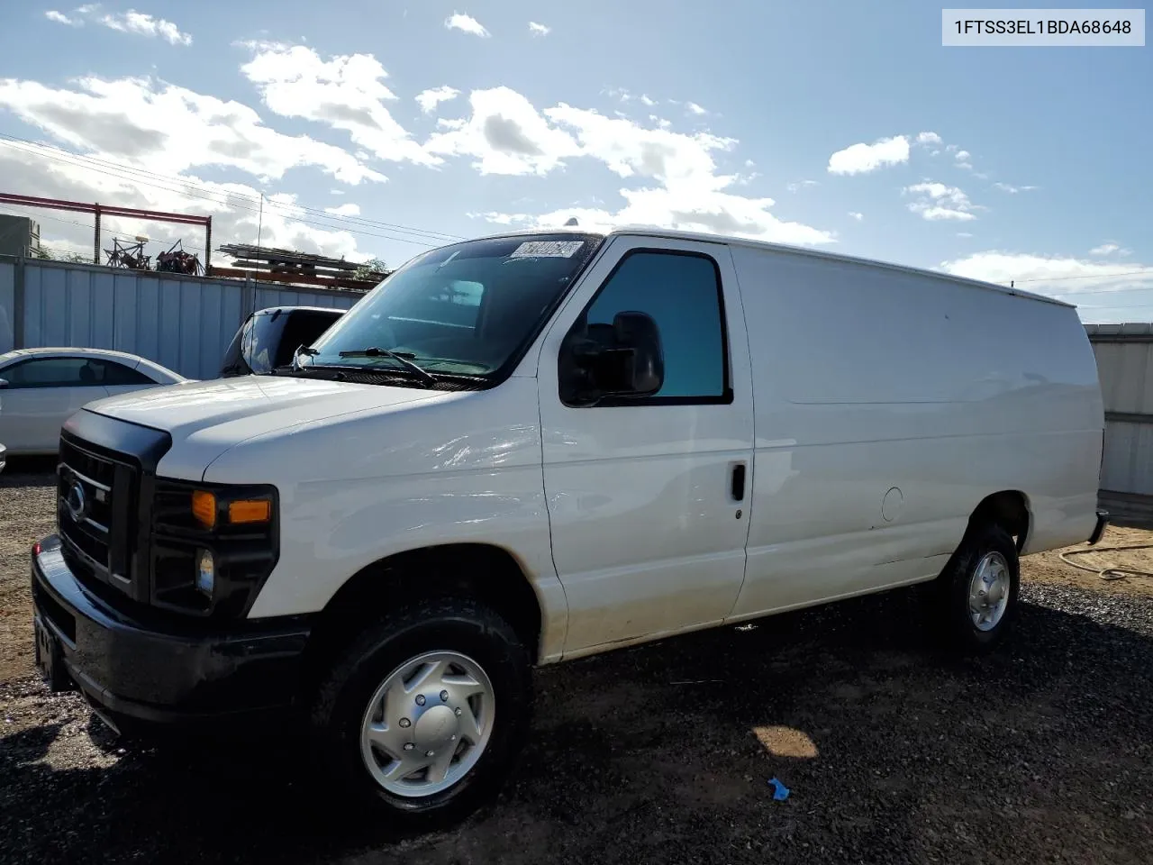 2011 Ford Econoline E350 Super Duty Van VIN: 1FTSS3EL1BDA68648 Lot: 67140624