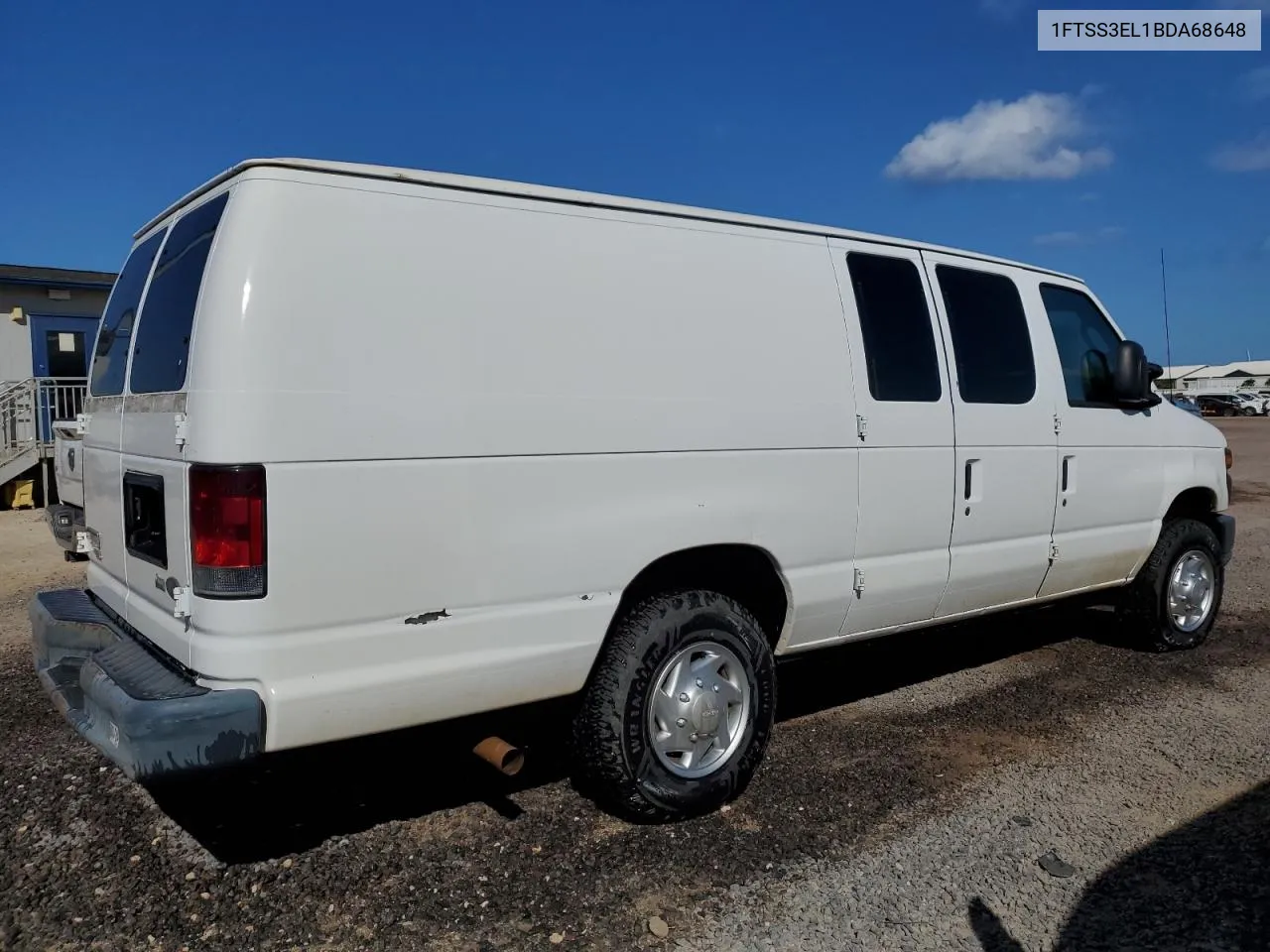 2011 Ford Econoline E350 Super Duty Van VIN: 1FTSS3EL1BDA68648 Lot: 67140624