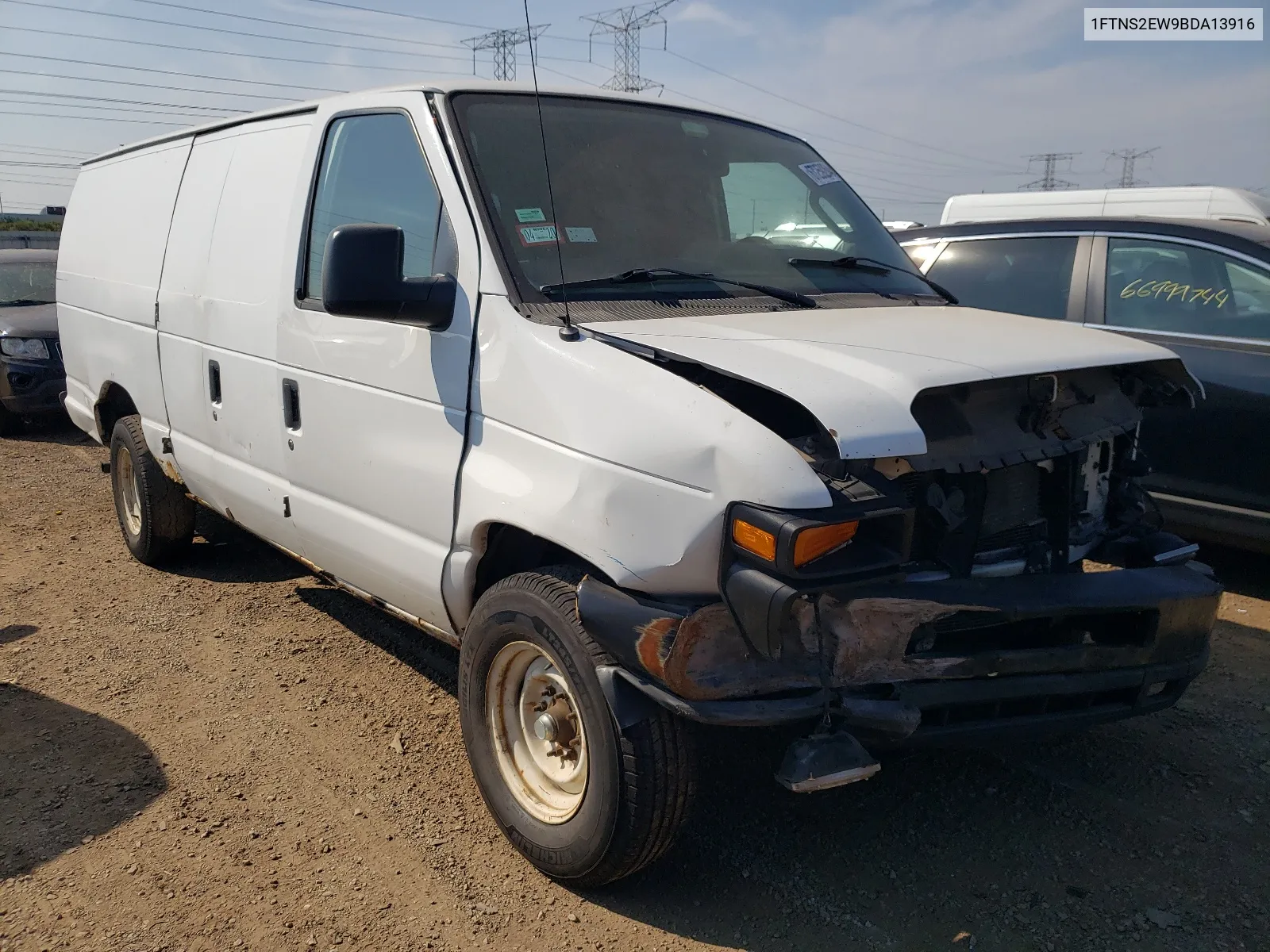 2011 Ford Econoline E250 Van VIN: 1FTNS2EW9BDA13916 Lot: 67259264