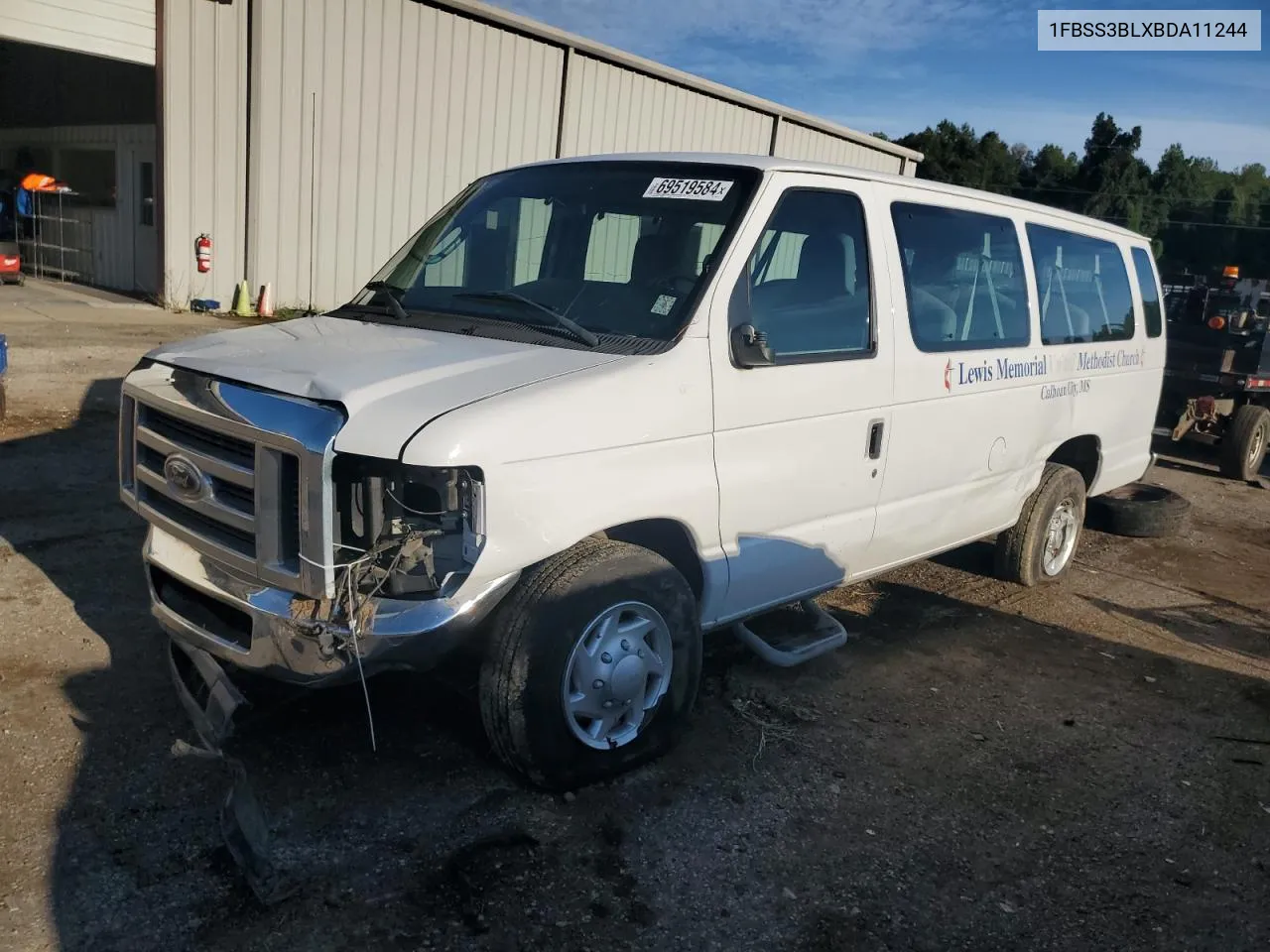 2011 Ford Econoline E350 Super Duty Wagon VIN: 1FBSS3BLXBDA11244 Lot: 69519584