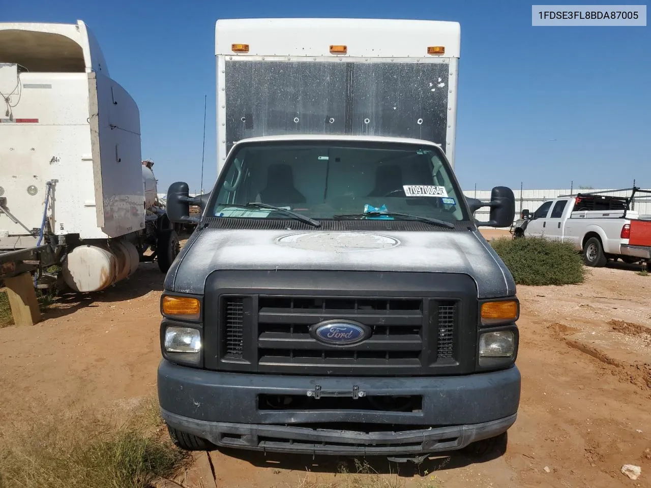 2011 Ford Econoline E350 Super Duty Cutaway Van VIN: 1FDSE3FL8BDA87005 Lot: 70970064