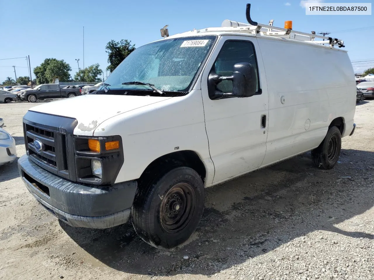 2011 Ford Econoline E250 Van VIN: 1FTNE2EL0BDA87500 Lot: 71769084