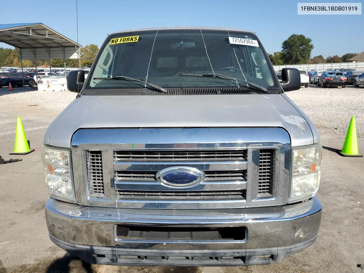 2011 Ford Econoline E350 Super Duty Wagon VIN: 1FBNE3BL1BDB01919 Lot: 72502984