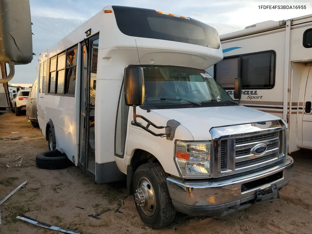 2011 Ford Econoline E450 Super Duty Cutaway Van VIN: 1FDFE4FS3BDA16955 Lot: 73034644