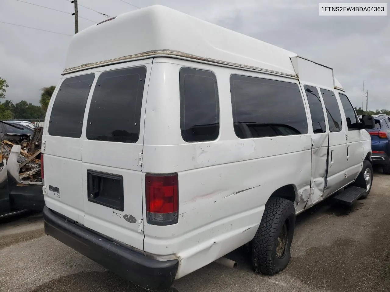 2011 Ford Econoline E250 Van VIN: 1FTNS2EW4BDA04363 Lot: 74061754