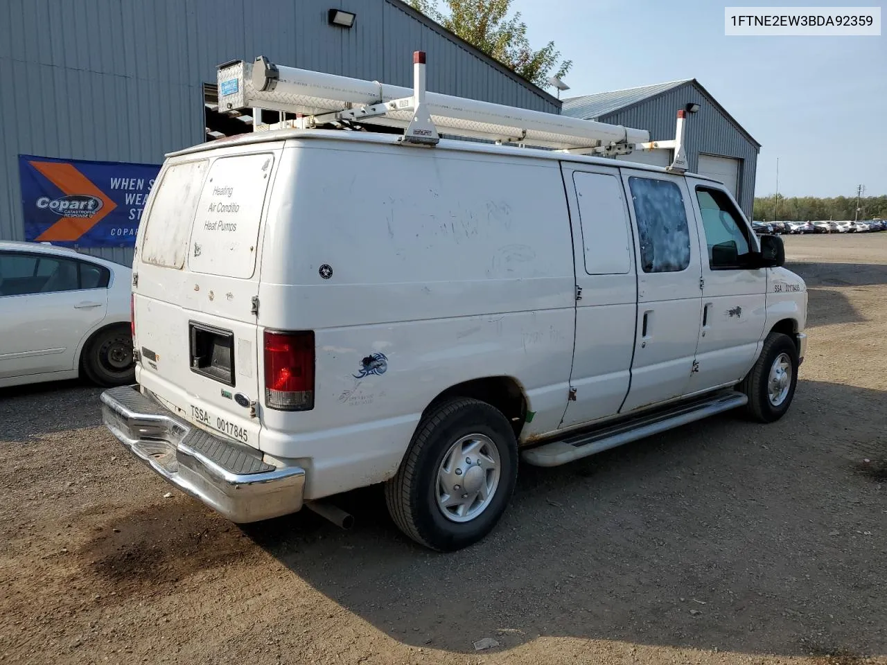 2011 Ford Econoline E250 Van VIN: 1FTNE2EW3BDA92359 Lot: 74205854