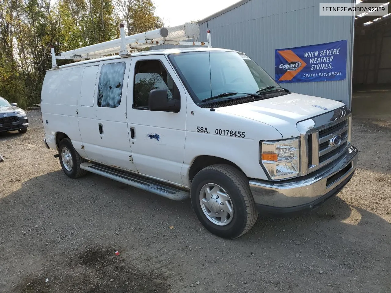 2011 Ford Econoline E250 Van VIN: 1FTNE2EW3BDA92359 Lot: 74205854