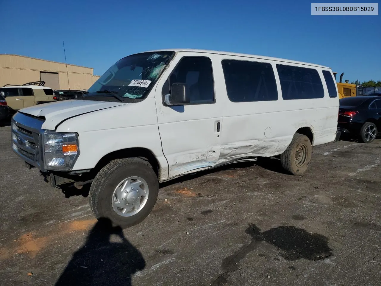 2011 Ford Econoline E350 Super Duty Wagon VIN: 1FBSS3BL0BDB15029 Lot: 74544934