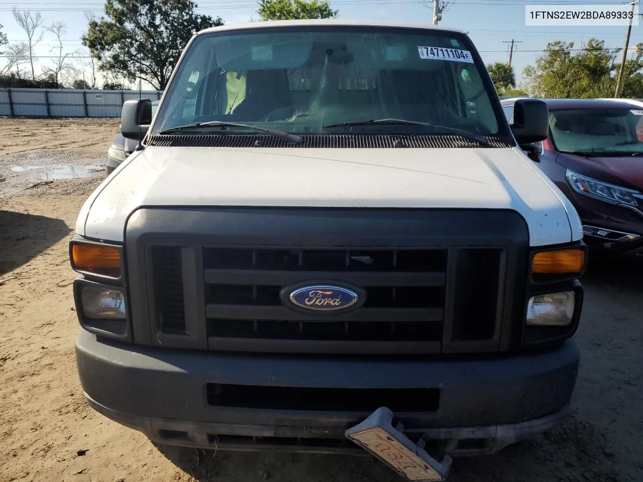 2011 Ford Econoline E250 Van VIN: 1FTNS2EW2BDA89333 Lot: 74711104