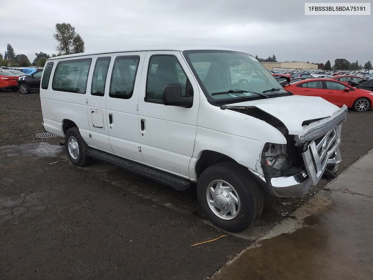 2011 Ford Econoline E350 Super Duty Wagon VIN: 1FBSS3BL5BDA75191 Lot: 75360014