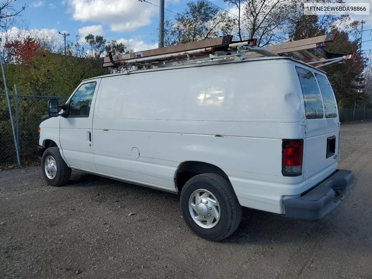 2011 Ford Econoline E250 Van VIN: 1FTNE2EW6BDA98866 Lot: 75443404