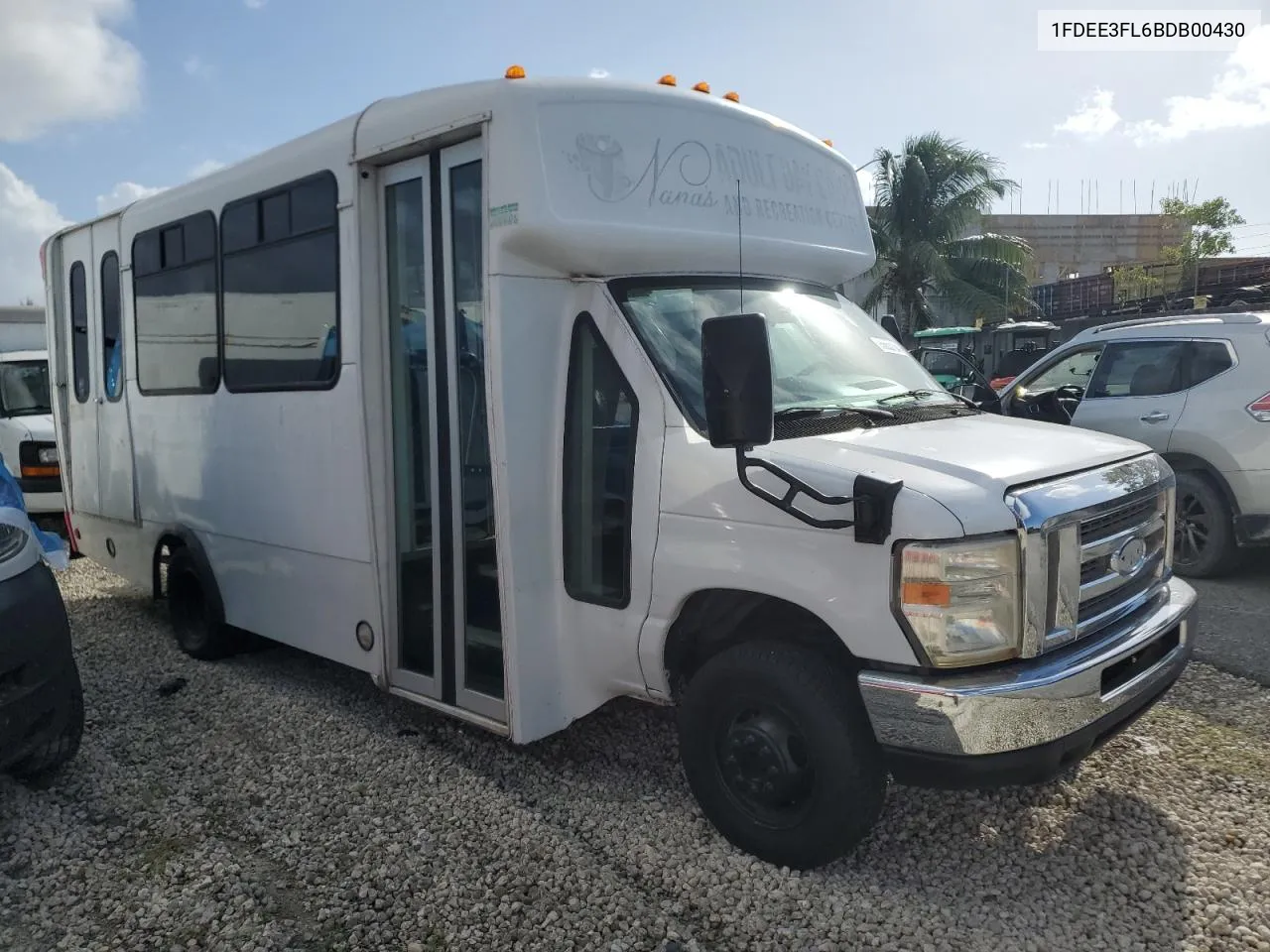 2011 Ford Econoline E350 Super Duty Cutaway Van VIN: 1FDEE3FL6BDB00430 Lot: 75652104