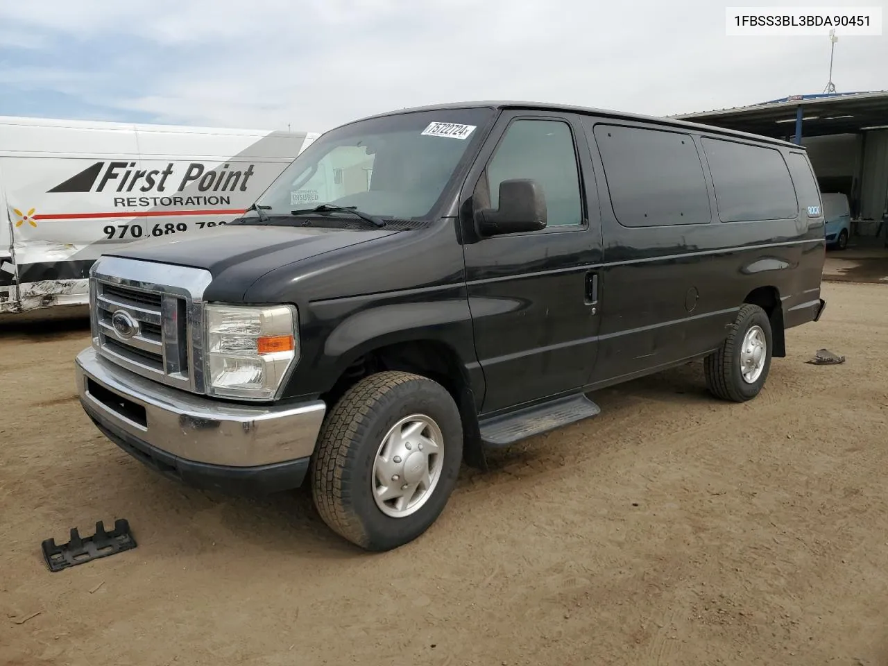 2011 Ford Econoline E350 Super Duty Wagon VIN: 1FBSS3BL3BDA90451 Lot: 75722724