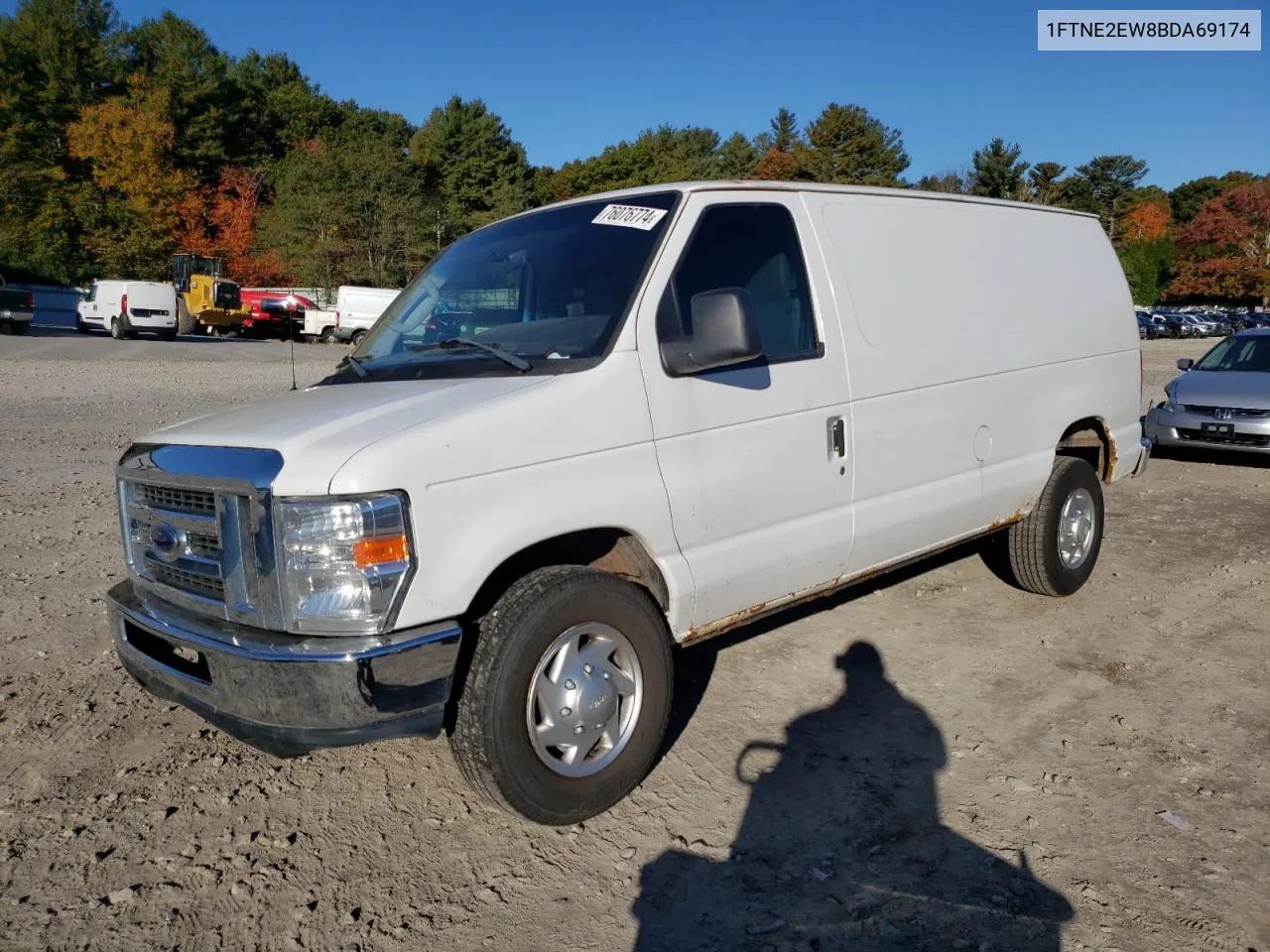 2011 Ford Econoline E250 Van VIN: 1FTNE2EW8BDA69174 Lot: 76076774