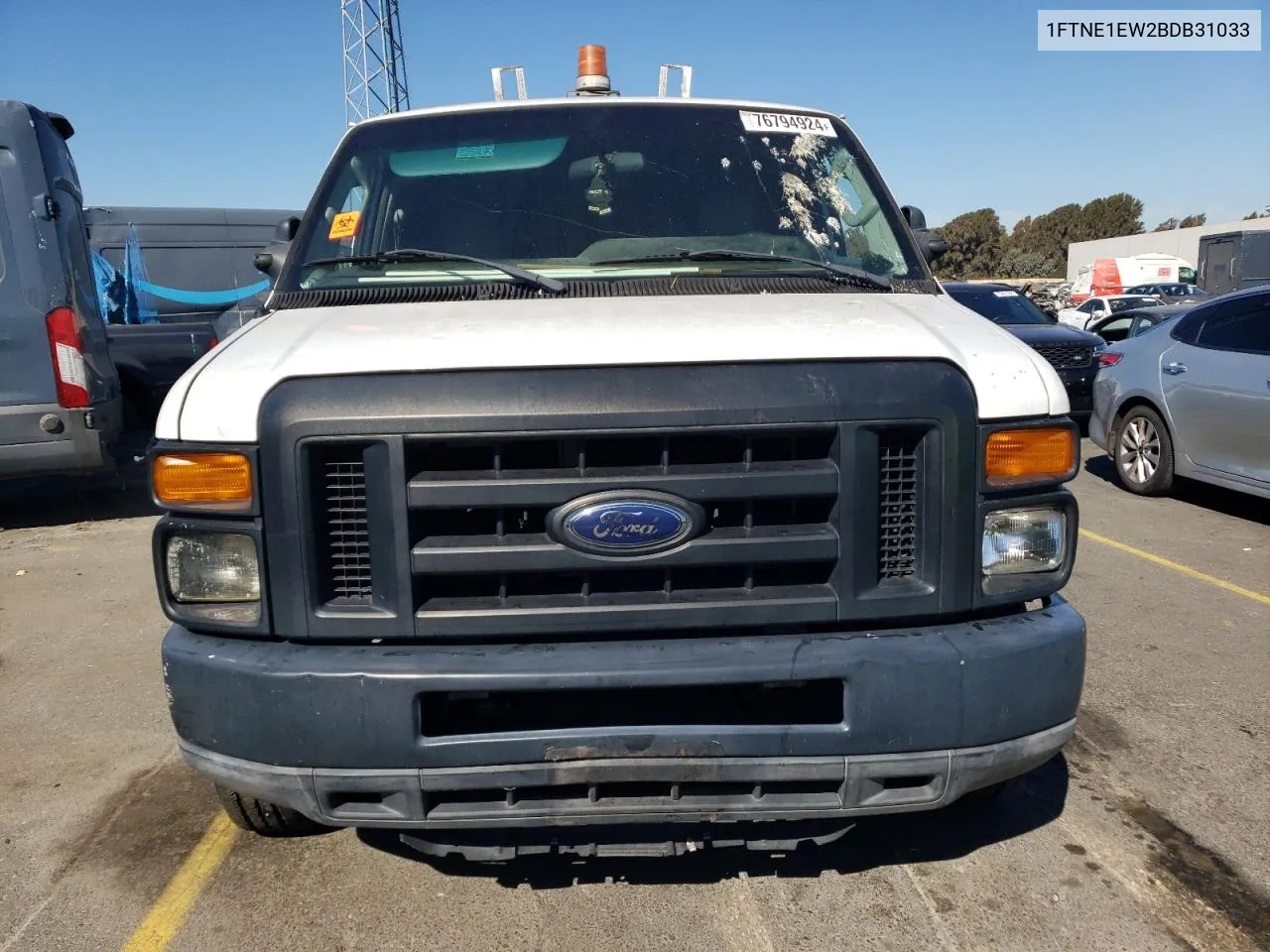 2011 Ford Econoline E150 Van VIN: 1FTNE1EW2BDB31033 Lot: 76794924