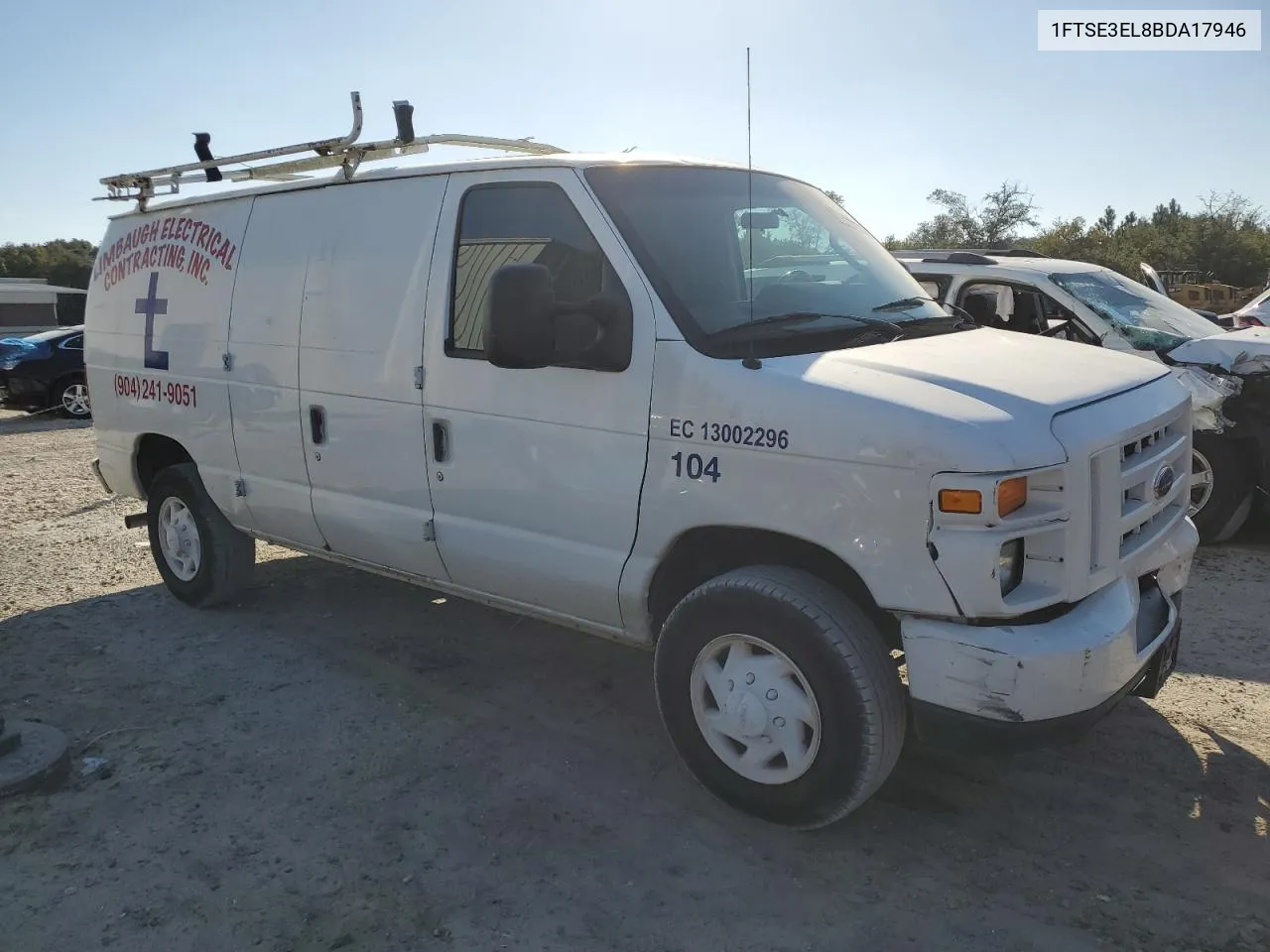 2011 Ford Econoline E350 Super Duty Van VIN: 1FTSE3EL8BDA17946 Lot: 77163664