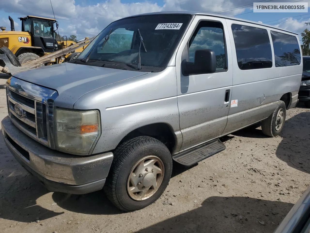 2011 Ford Econoline E350 Super Duty Wagon VIN: 1FBNE3BL4BDB03535 Lot: 77243284