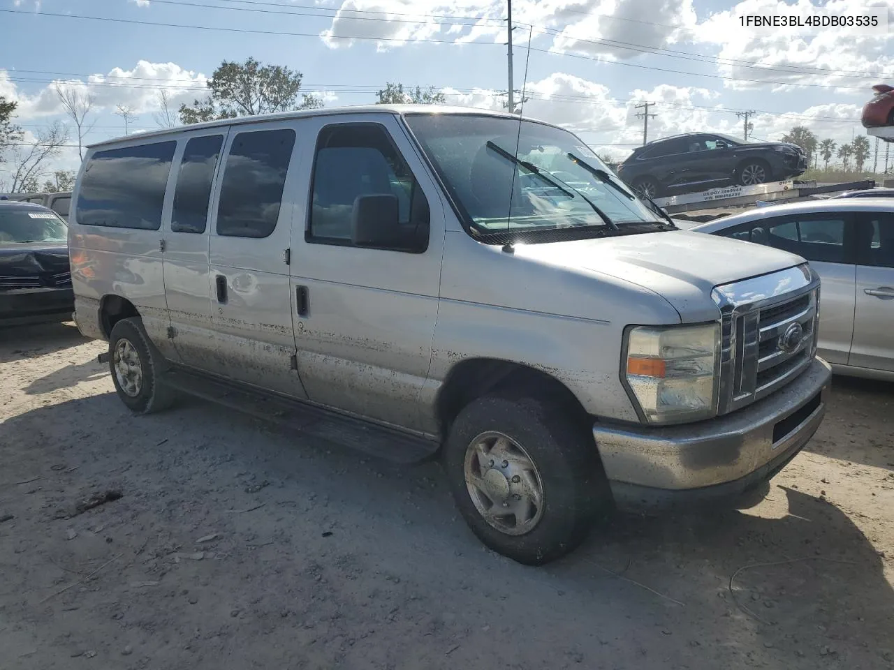 2011 Ford Econoline E350 Super Duty Wagon VIN: 1FBNE3BL4BDB03535 Lot: 77243284