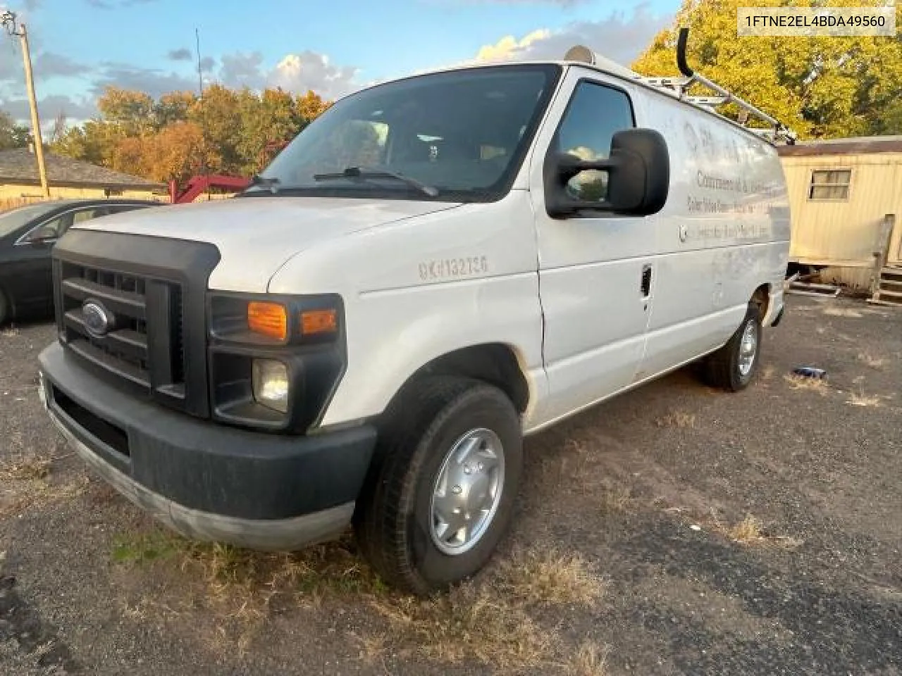 2011 Ford Econoline E250 Van VIN: 1FTNE2EL4BDA49560 Lot: 77915904