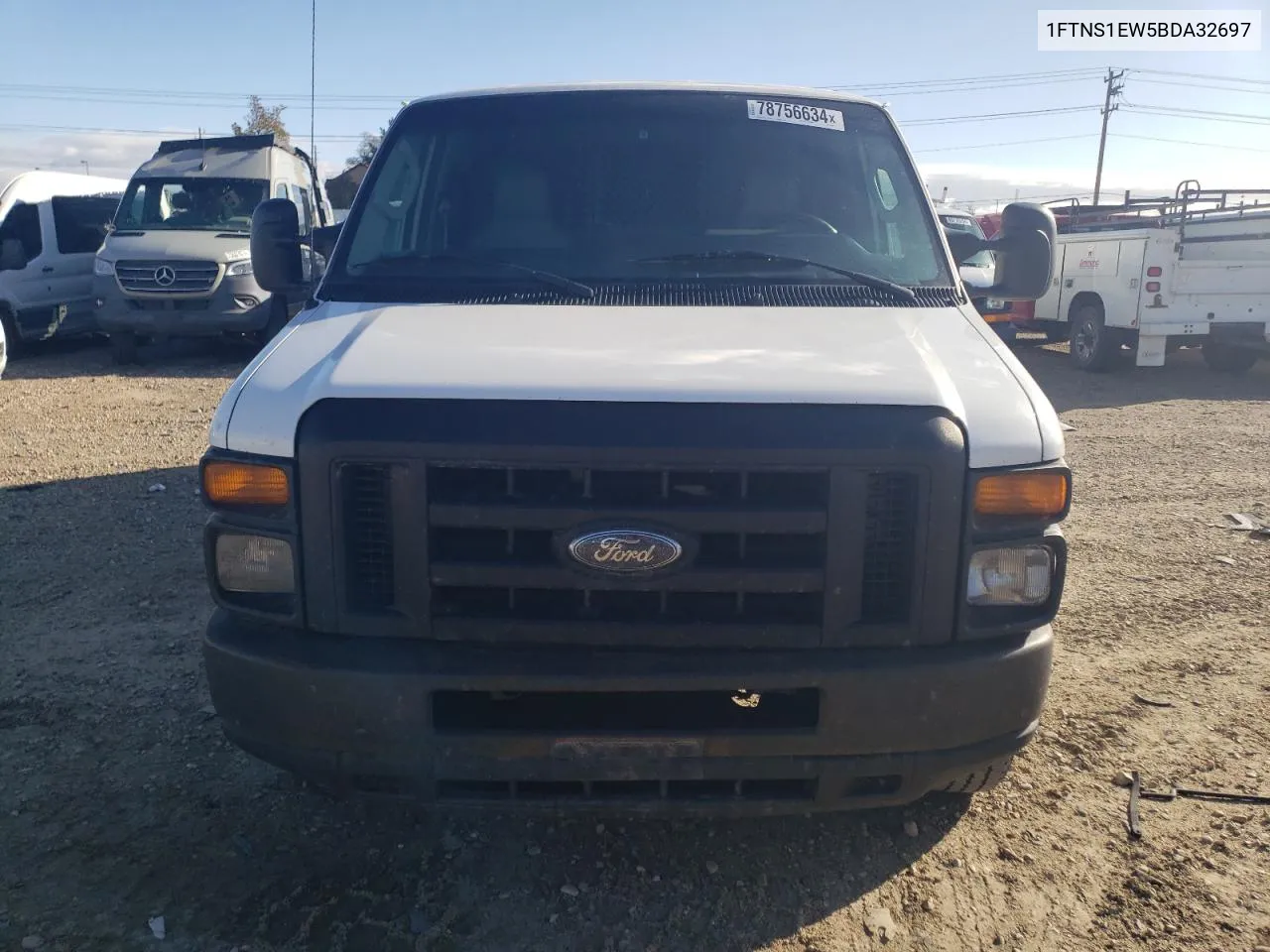 2011 Ford Econoline E150 Van VIN: 1FTNS1EW5BDA32697 Lot: 78756634