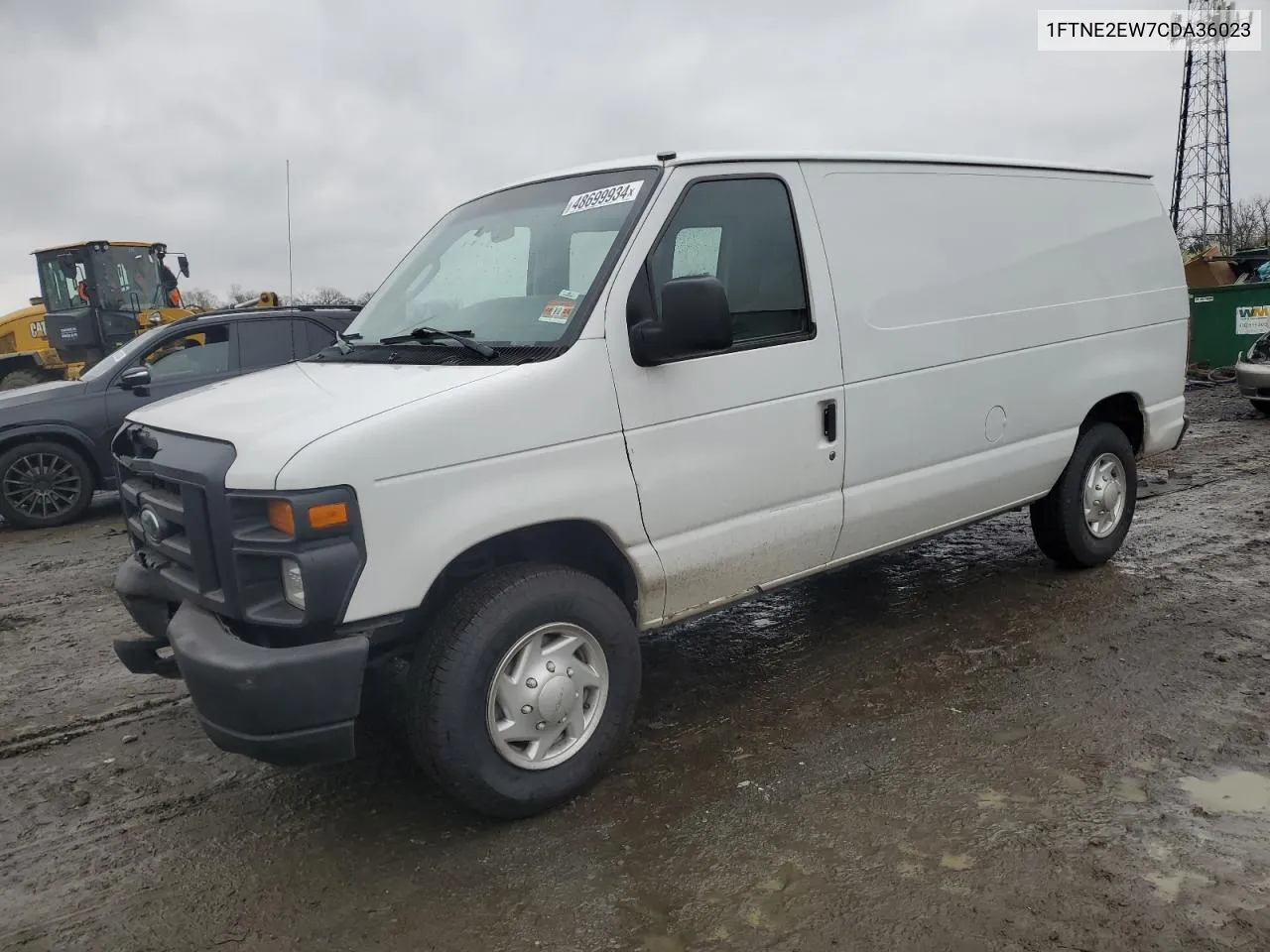 1FTNE2EW7CDA36023 2012 Ford Econoline E250 Van