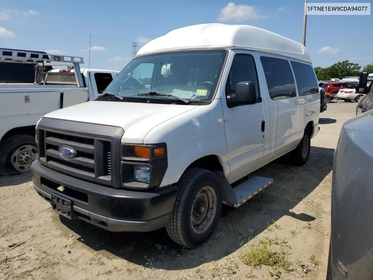 2012 Ford Econoline E150 Van VIN: 1FTNE1EW9CDA94077 Lot: 54189064