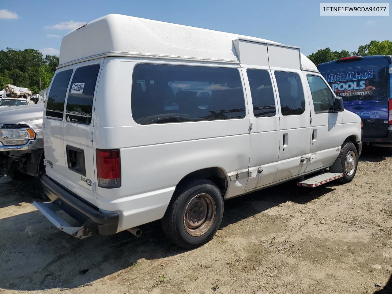 2012 Ford Econoline E150 Van VIN: 1FTNE1EW9CDA94077 Lot: 54189064