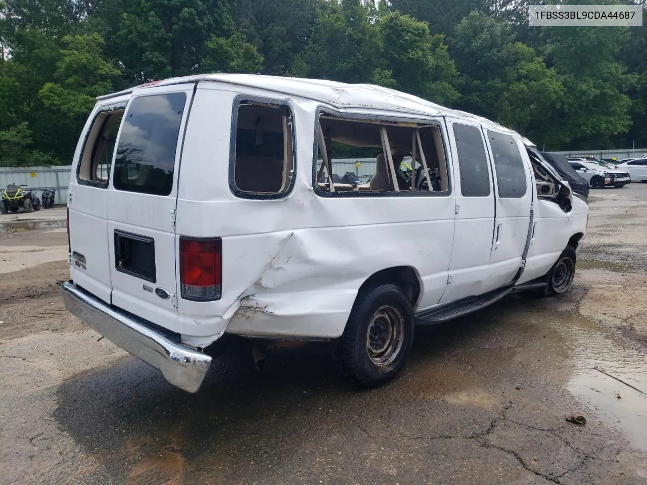 2012 Ford Econoline E350 Super Duty Wagon VIN: 1FBSS3BL9CDA44687 Lot: 57447284