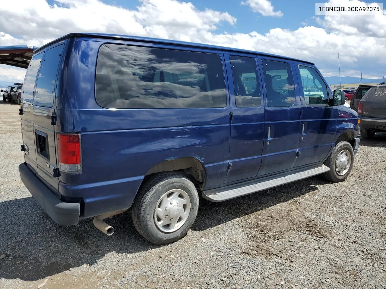 2012 Ford Econoline E350 Super Duty Wagon VIN: 1FBNE3BL3CDA92075 Lot: 60711284