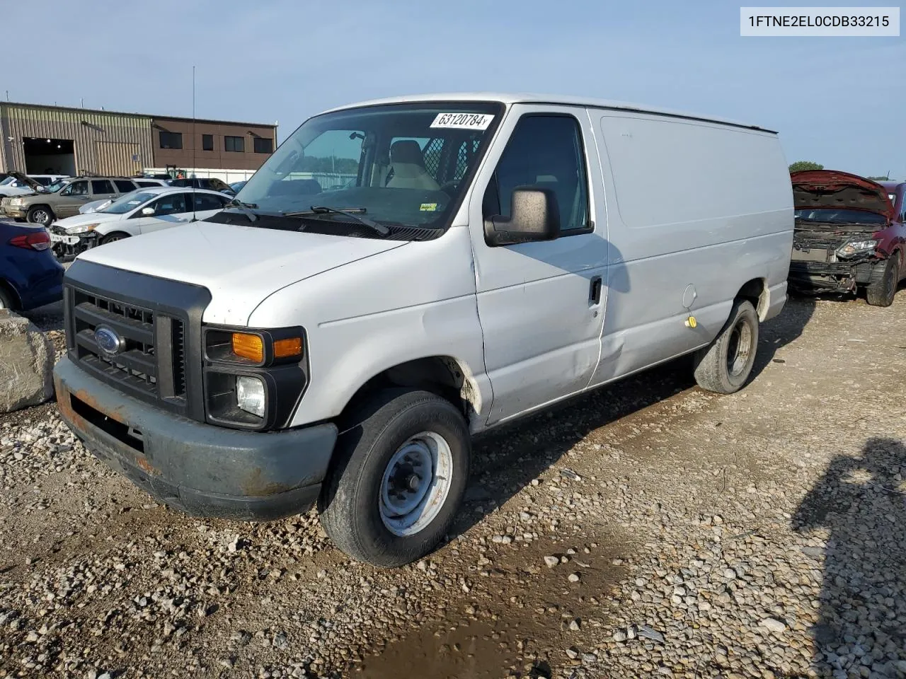 2012 Ford Econoline E250 Van VIN: 1FTNE2EL0CDB33215 Lot: 63120784