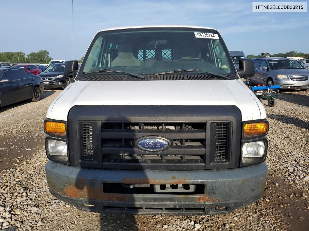 2012 Ford Econoline E250 Van VIN: 1FTNE2EL0CDB33215 Lot: 63120784