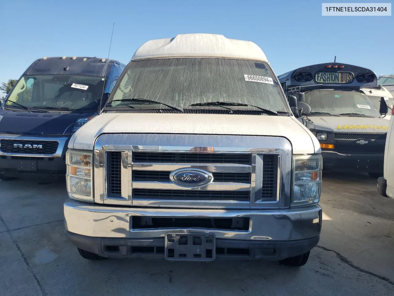 2012 Ford Econoline E150 Van VIN: 1FTNE1EL5CDA31404 Lot: 66650894