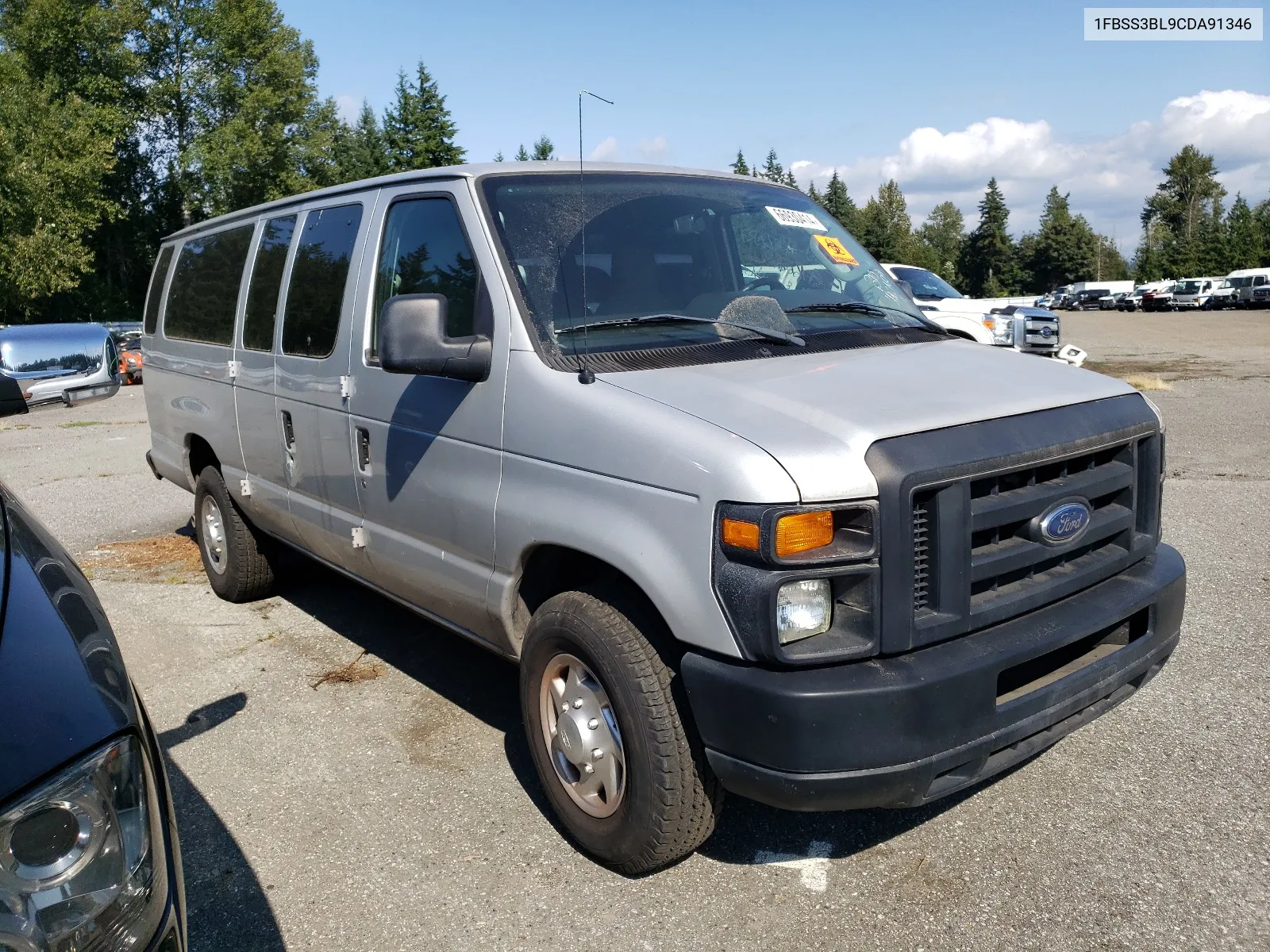 2012 Ford Econoline E350 Super Duty Wagon VIN: 1FBSS3BL9CDA91346 Lot: 66930414