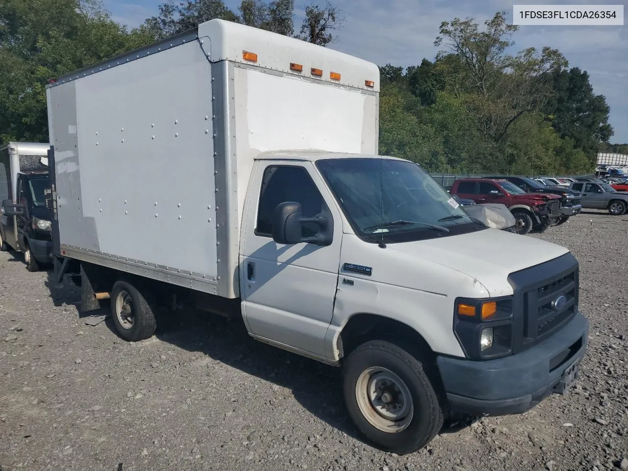 2012 Ford Econoline E350 Super Duty Cutaway Van VIN: 1FDSE3FL1CDA26354 Lot: 67703834