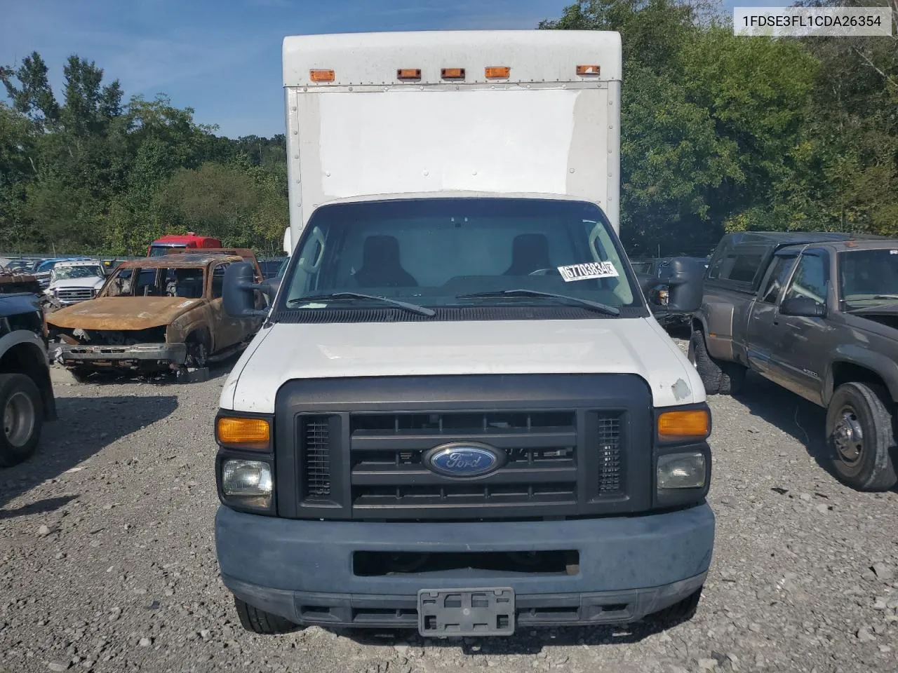 2012 Ford Econoline E350 Super Duty Cutaway Van VIN: 1FDSE3FL1CDA26354 Lot: 67703834