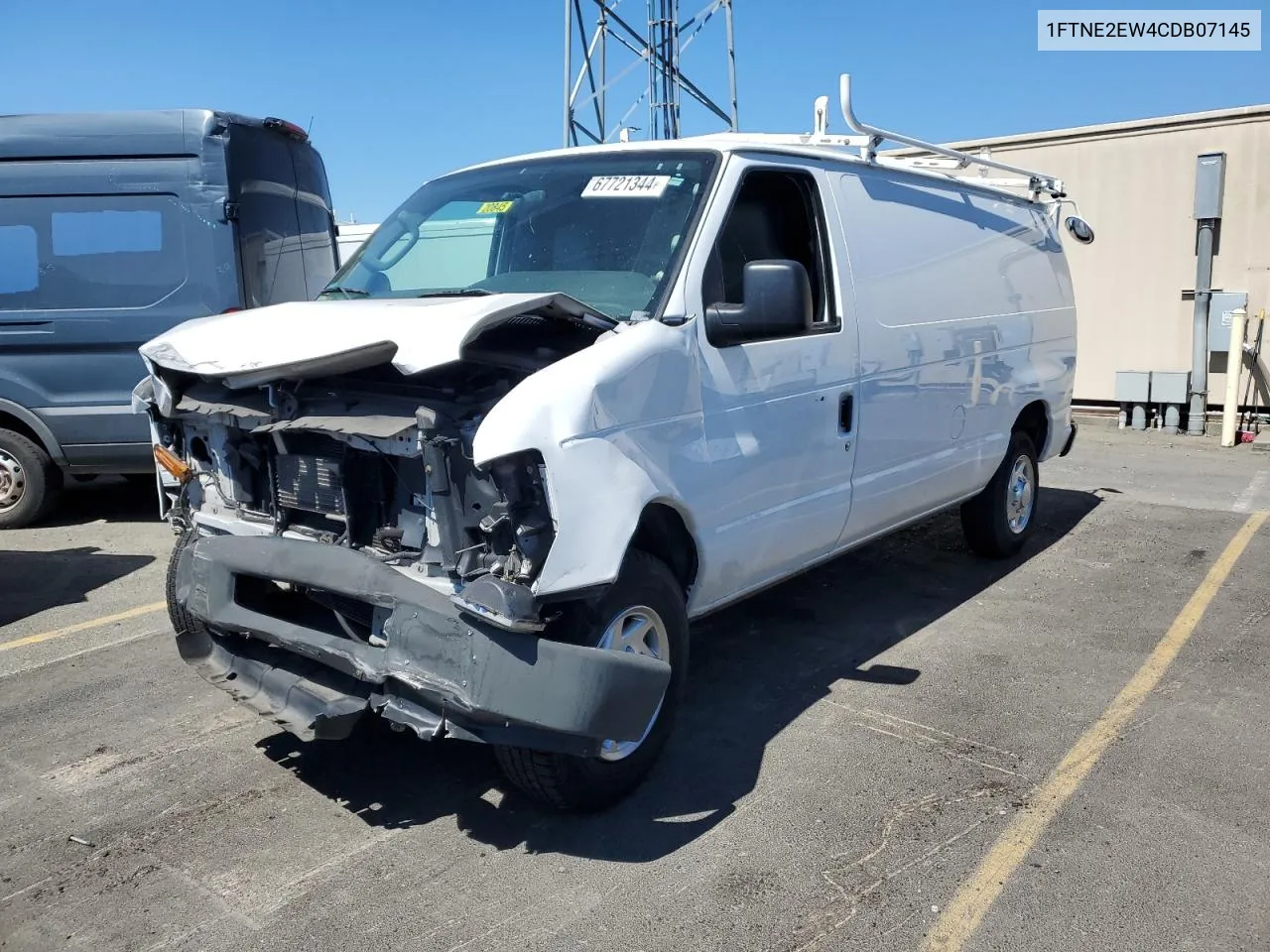 2012 Ford Econoline E250 Van VIN: 1FTNE2EW4CDB07145 Lot: 67721344