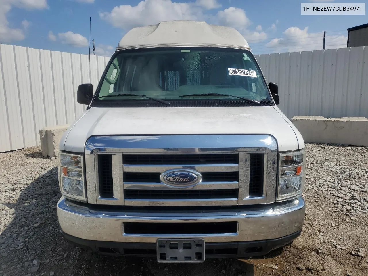 2012 Ford Econoline E250 Van VIN: 1FTNE2EW7CDB34971 Lot: 67852794