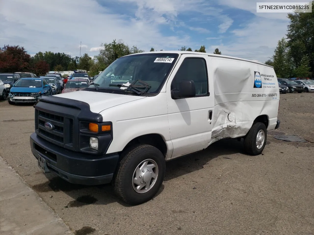 2012 Ford Econoline E250 Van VIN: 1FTNE2EW1CDB15235 Lot: 68065214