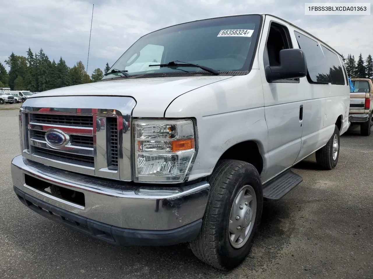 2012 Ford Econoline E350 Super Duty Wagon VIN: 1FBSS3BLXCDA01363 Lot: 68358324