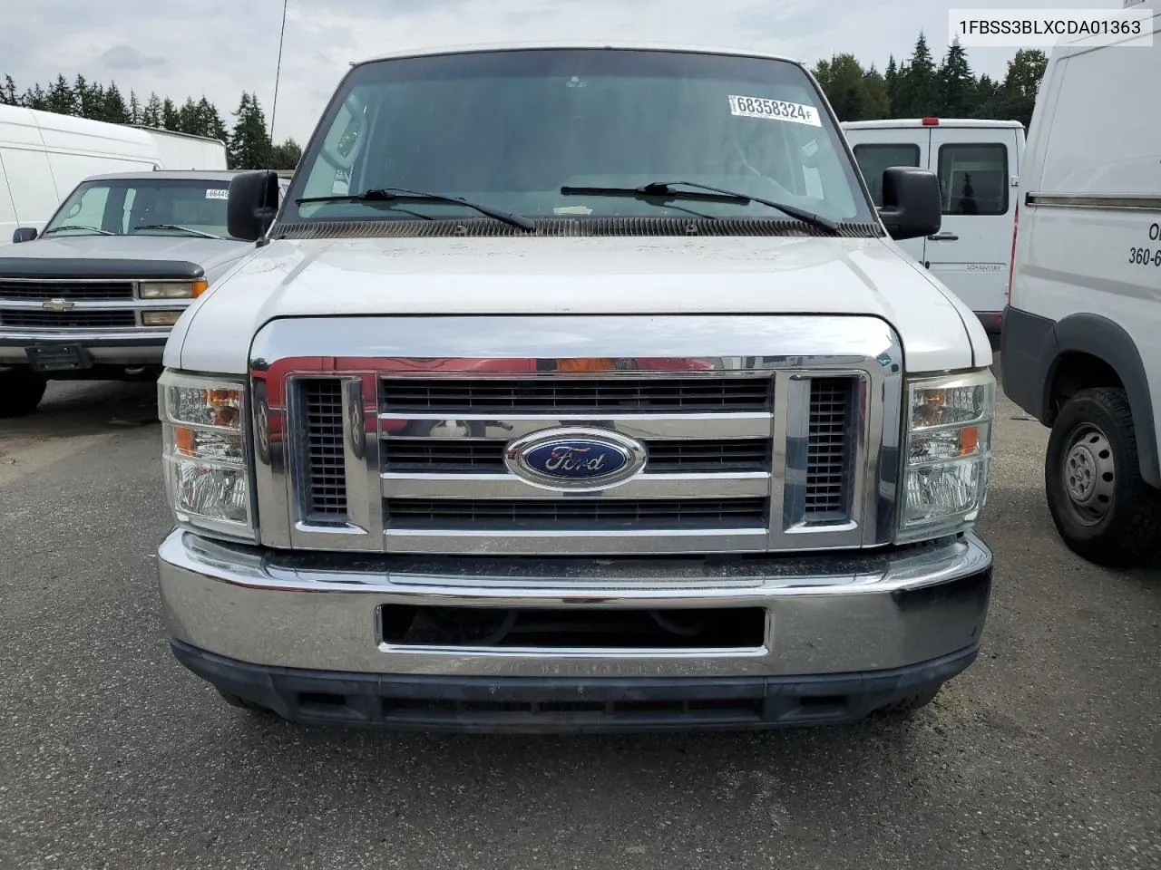 2012 Ford Econoline E350 Super Duty Wagon VIN: 1FBSS3BLXCDA01363 Lot: 68358324